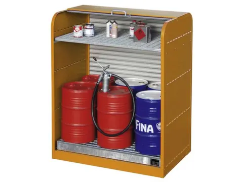 vatenkast,HxBxD 1610x870x1300mm,v. 6x60l vat,1xrooster,opvangvol. 73l