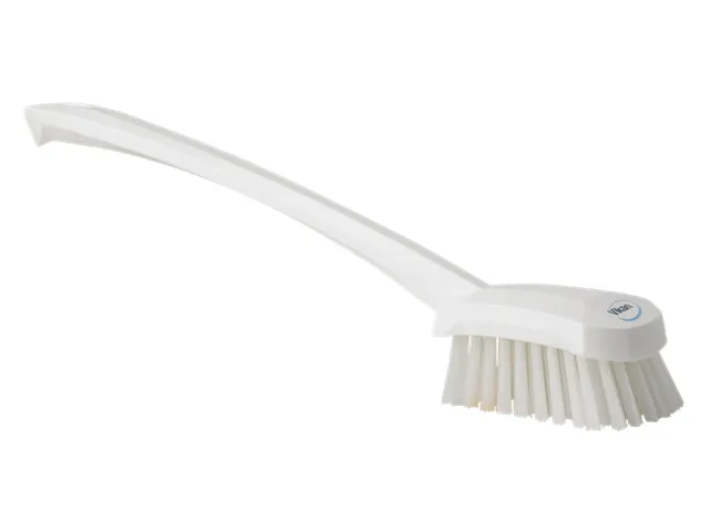 Afwasborstel Lange Steel Wit