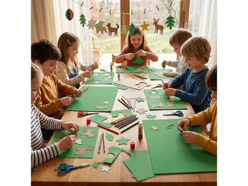 Fotokarton Kangaro 50x70cm 300gr smaragdgroen pak 25 vel