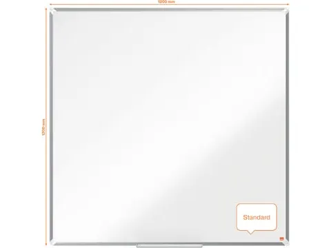 Nobo Whiteboard 120x120cm Staal Premium Plus Magnetisch
