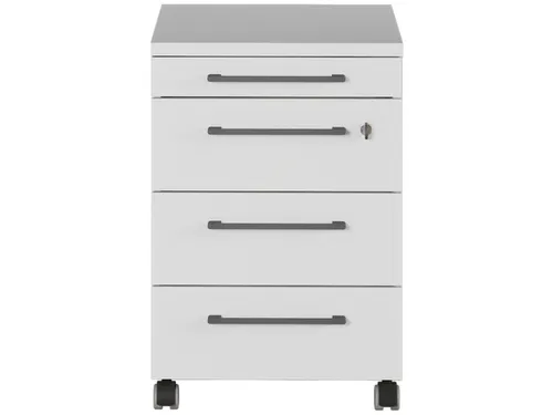 mobiel ladeblok,HxBxD 610x420x400mm,4lade(n),m. beugelgreep