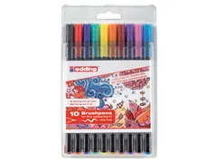 Brushpen edding 1340 assorti tangle etui à 10st