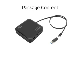 Dockingstation ACT USB-C Dual Monitor met Power Delivery - 4