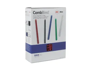Bindrug GBC 16mm 21-rings A4 blauw 100stuks - 3