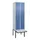 locker met bank,HxBxD 2120x600x815mm,2vak,vak B 300mm,draaigrendel