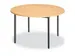 Table Polyvalente Tube Carré 4Pieds Hxø 740X1100Mm Ronde Piètement