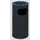 Combi-Asbak 44 Liter HxØ 710x355mm Ral7021 Antraciet