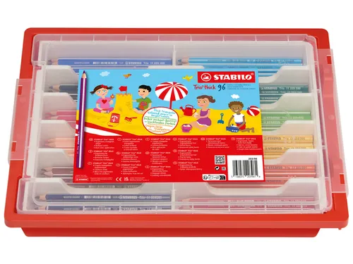 Kleurpotlood STABILO 203 Trio dik 96 stuks assorti