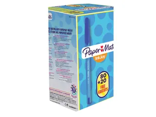 Balpen Paper Mate Inkjoy 100 medium blauw valuepack 80+20 gratis - 3