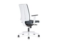 Bureaustoel Wit Bekleding Antracietgrijs Zitting 410-540x460x450mm