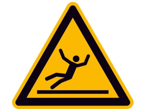 Waarschuwingsbord,Waarschuwing V. Uitglijden,Wandbord,Aluminium
