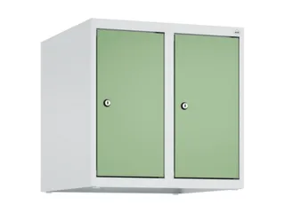 opzetkast,v. locker,2vak.,vak B 250mm,HxBxD 500x500x500mm,vleugeldeur - 1