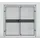 dubbele vleugeldeur,v. scheidingswandsysteem,HxB 2550x2000mm,RAL5002