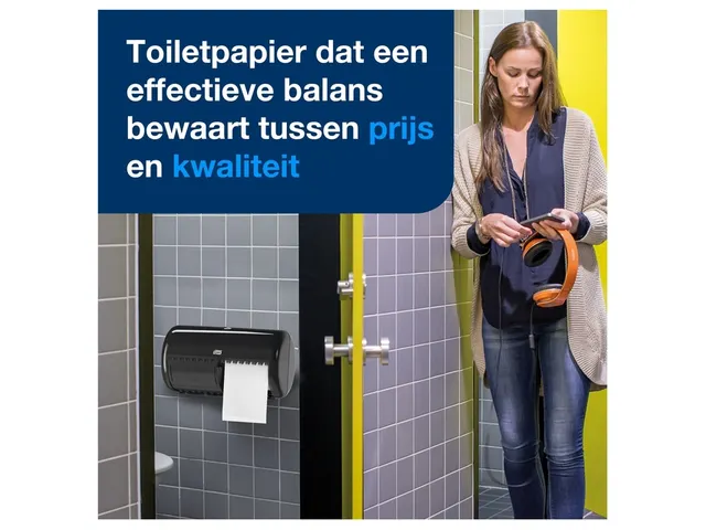 Distributeur papier toilette T4 Tork 557008 noir