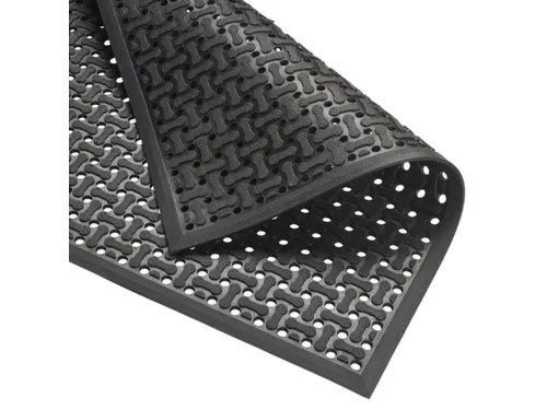 werkplekmat,mat,HxLxB 8,5x1520x910mm,nitril,geperforeerd,antislip