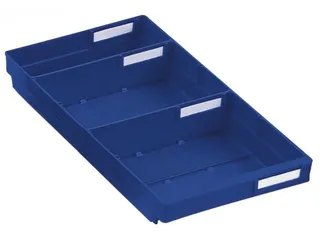 Stellingbak Extra Vlak Pp Hxbxd 65X240X400Mm Blauw - 1