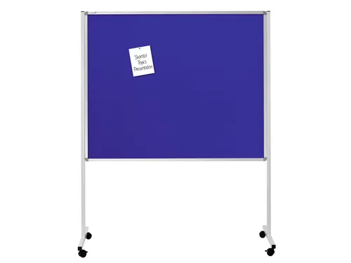 Multiboard mobile XL Met Blauw Prikbord 120x150cm