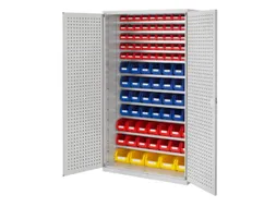 Ruime Bakkenkast 1950x1130x590mm 97 Magazijnbakken Geperf. Deur