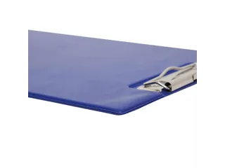 Klembordmap MAUL A4 staand PVC met penlus en insteek blauw - 4