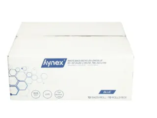 Hynex Afvalzak LDPE Gerecycled T80 240 Liter Blauw 65+50x135cm 10st - 6