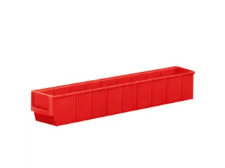 stellingbak,HxBxD 81x91x500mm,PP,rood - 1