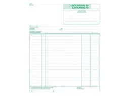 Exacompta Leveringen 21x18 Cm Tweetalig Tripli (3 X 50 Vel)