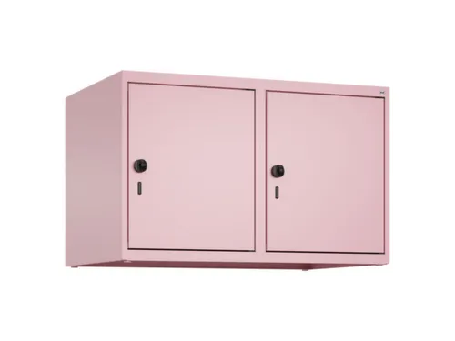 opzetkast,v. locker,2vak.,vak B 400mm,HxBxD 500x800x500mm,draaigrendel