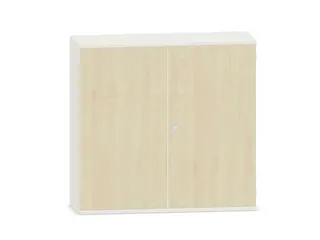 kantoorkast,HxBxD 1150x1200x430mm,decor romp wit,decor front esdoorn - 1
