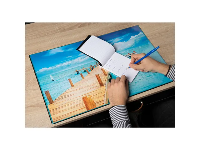 Onderlegger PVC 37,5x57,5cm Zee