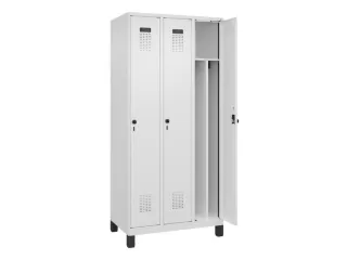 locker voor scheiding van kleding,HxBxD 1950x900x500mm,3vak - 1