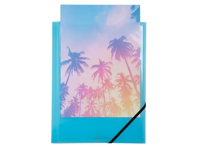 Elastomap Kreacover A4 3 Kleppen Assorti Pastel