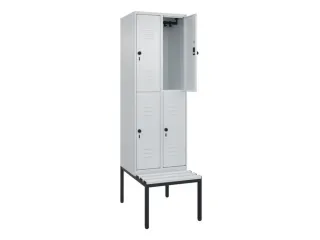 Dubbeldekse dekenkist,HxBxD 2120x600x815mm,2x2vak.,vak B 300mm - 2