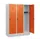 schoollocker,HxBxD 1630x1200x500mm,3vak,vak B 400mm,draaigrendel