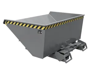 kiepbak,HxLxB 865x1485x1570mm,0,9m³,draagverm. 1000kg,RAL7005 - 1