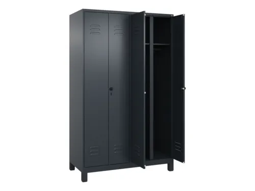 locker voor scheiding van kleding,HxBxD 1950x1200x500mm,4vak
