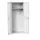 Lockerkast 2000x800x550mm 1 vak, dubbele ventilatiedeur, RAL7035