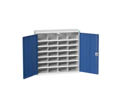 post-/sorteerkast 1000x1050x350mm 4x7vakken RAL7035+RAL5010