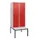 locker met bank,HxBxD 1950x800x815mm,2vak,vak B 400mm,draaigrendel