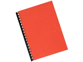 Dekblad A4 Rood Lederlook 250 Grams Pak 100 Stuks - 6