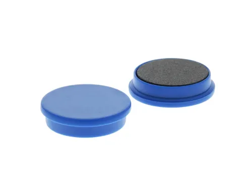 Memomagneten Blauw 25mm Doos 10 stuks