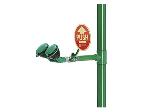 Plens-/Oogdouche,2Sproeikoppen Vast,50L/Min,Aansluiting 1 1/4 Inch Bin