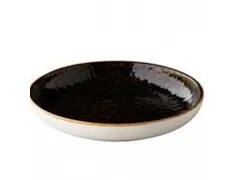Bord Jersey diep rond bord Bruin 23,5 cm
