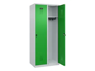 locker,HxBxD 1850x800x500mm,2vak,vak B 400mm,draaigrendel - 2