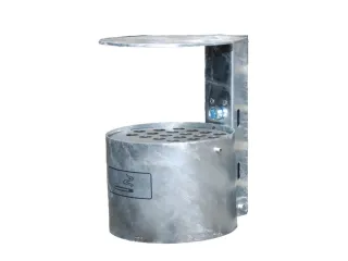 Asbak Rond Overkapping 4 liter Hxd 135x200mm Binnen- en Buitengebruik - 1