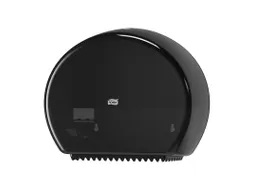 Tork 555008 T2 Mini Jumbo Toiletpapier Dispenser Elevation Zwart