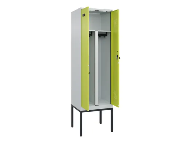 PBM-locker,HxBxD 2120x600x500mm,2vak,vak B 300mm,draaigrendel