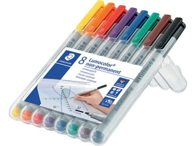 Ohp Marker Lumocolor Non-permanent M Doos à 8 Stuks