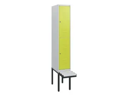 Dubbeldekse dekenkist,HxBxD 1950x300x815mm,1x2vak.,vak B 300mm