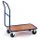 duwbeugelwagen,draagverm. 250kg,laadvl. LxB 800x500mm,houtplaat