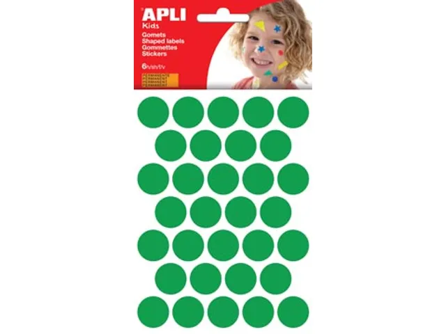 Stickers Cirkel Diameter 20 Mm 180 Stuks Groen